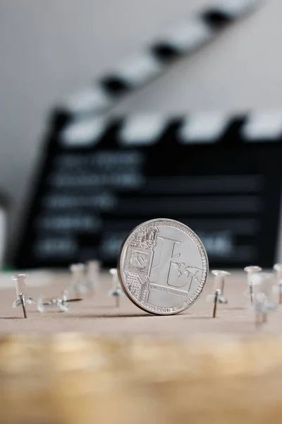 Litecoin coin-Videokonzept — Stockfoto