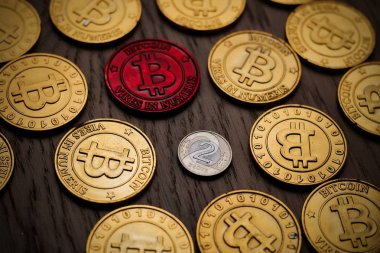 Bitcoin altın paralar