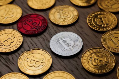 Bitcoin altın paralar