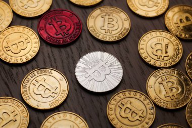 Bitcoin altın paralar