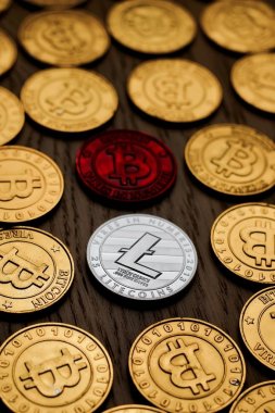 Bitcoin altın sikke ve Litecoin