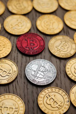 Bitcoin altın paralar