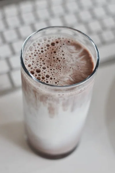 Вкус шоколадного молока — стоковое фото