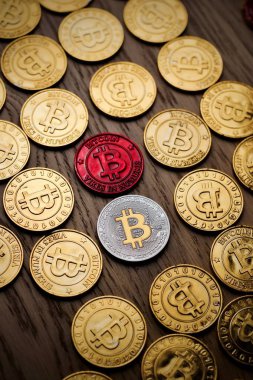 Bitcoin altın paralar