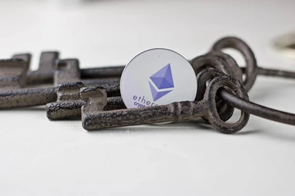 Ethereum mynt koncept — Stockfoto