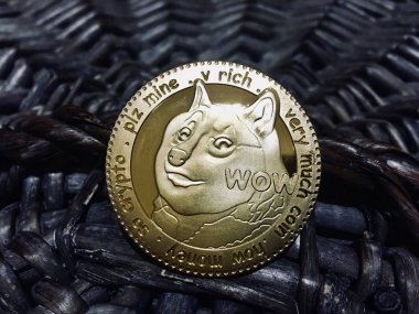 Altın dogecoin sikke