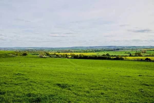 Landschaft Blick auf Felder — Stockfoto