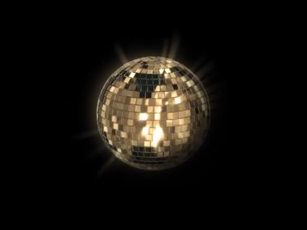 Animation of disco ball — Stock Video