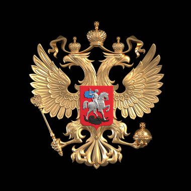 Rus sembolü 3D render 