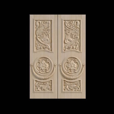kapı 3D render 