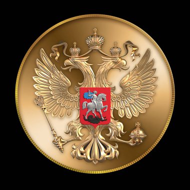 Rus sembolü 3D render 