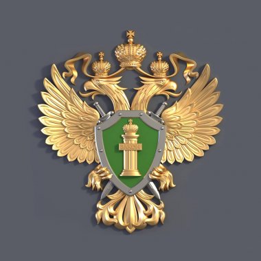 Rus sembolü 3D render 