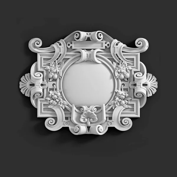 3D vykreslování baroka — Stock fotografie