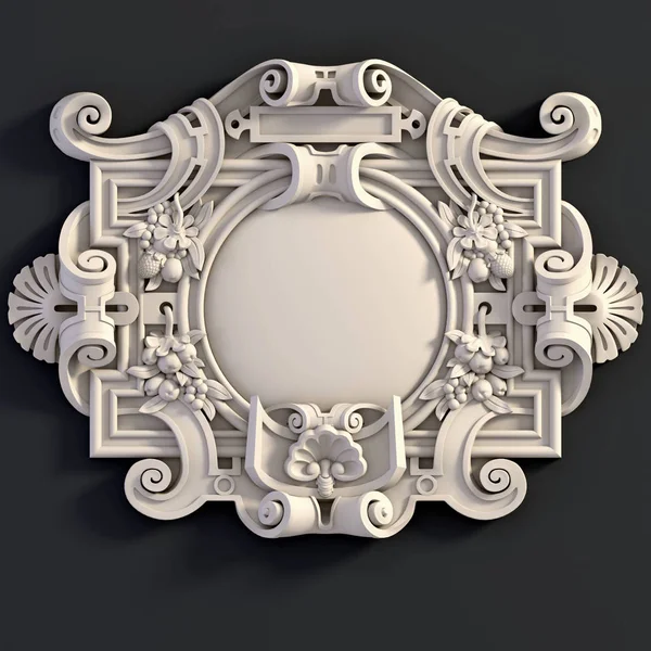 3D-rendering van barok — Stockfoto
