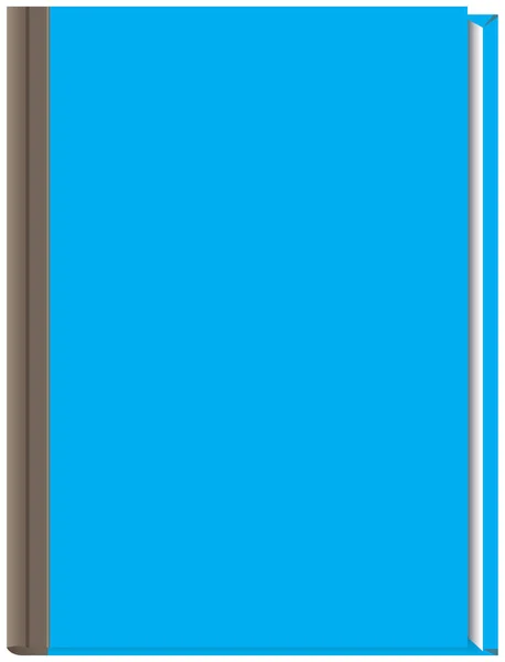 Толстая синяя книга — стоковый вектор