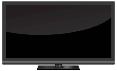 TV ekran vektör illüstrasyonu