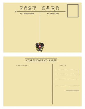 Avusturya eski kartpostal