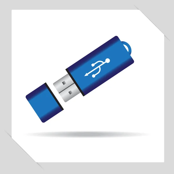 Vektör usb flash disk simgesi
