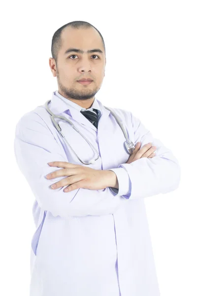 年轻的亚洲男性医生 — 图库照片