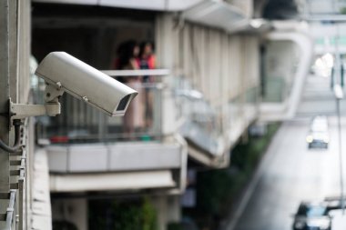 CCTV kamera gözetim üzerinde büyük şehir