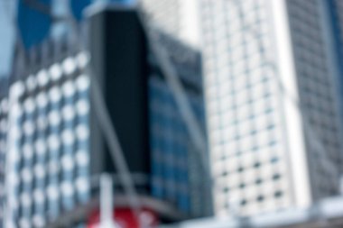 Modern bina ile bulanık arka plan