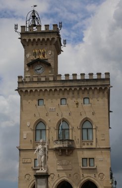 Hükümet libert antik heykel ve San Marino