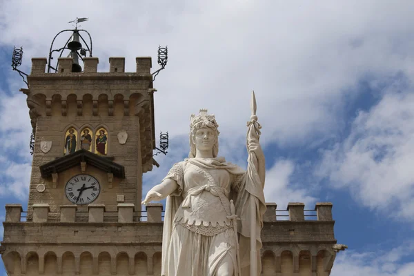 Estátua da Liberdade em San Marino Microstate — Fotografia de Stock