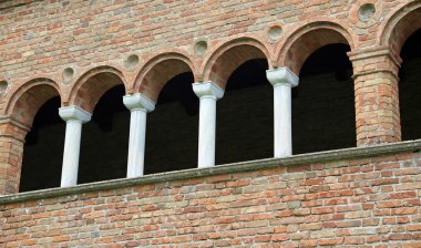 tarihi bina İtalya Palazzo della Ragione denilen