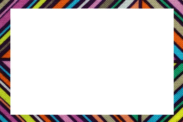 Cadre de lignes obliques de couleur avec l'espace pour écrire votre texte — Photo