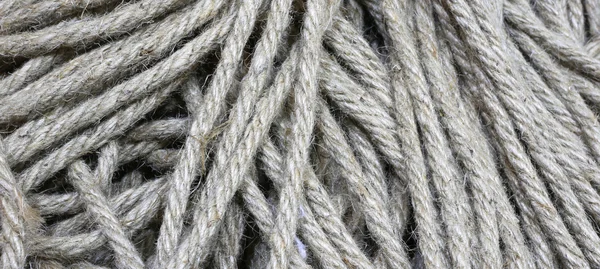 Tira de textura de corda velha crua — Fotografia de Stock