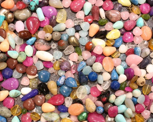 Tough polished stones for necklaces and decorations — Stock Photo, Image
