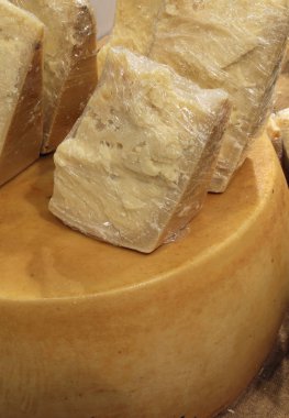 Satılık süt SK içinde orijinal İtalyan Parmesan çoğu parçaları