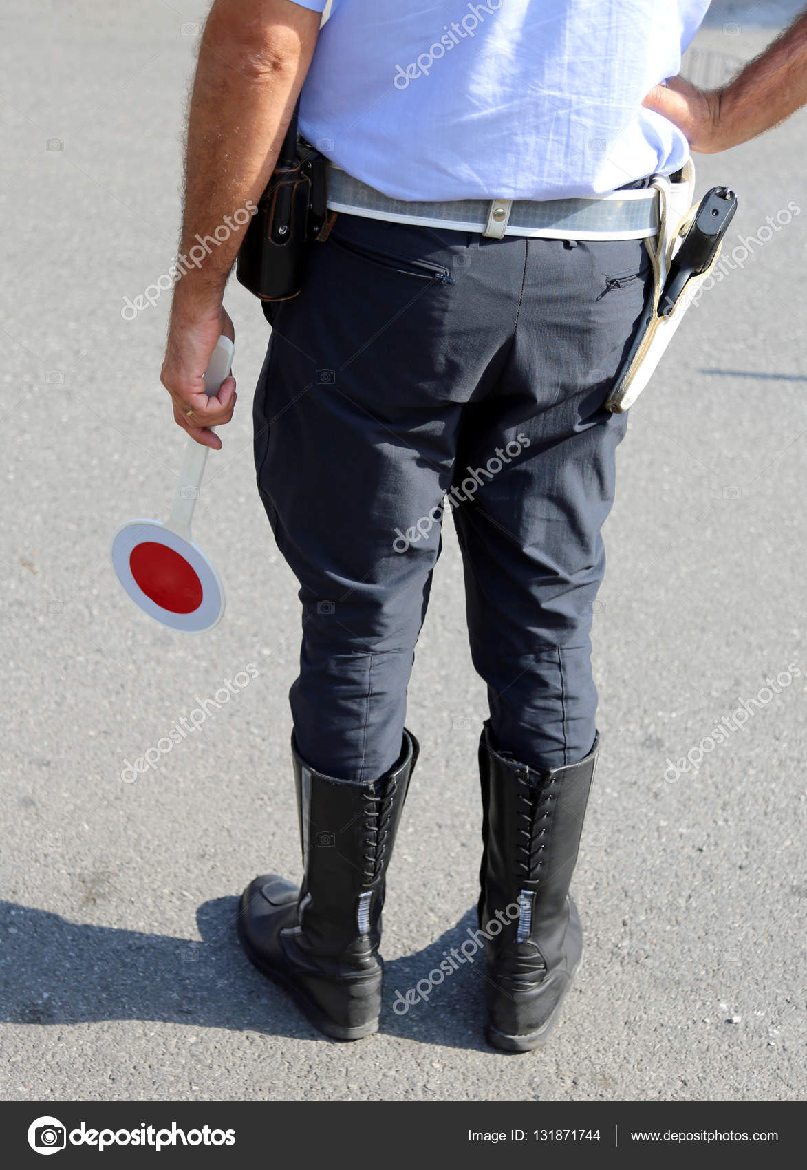 policeman boots