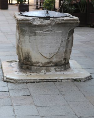 Antik Avrupa kentinde plaza de