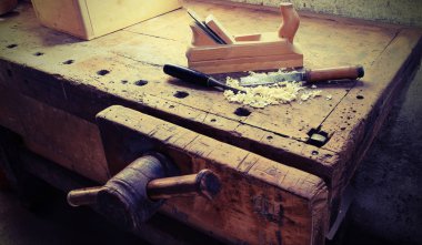 eski marangoz atölyesinde