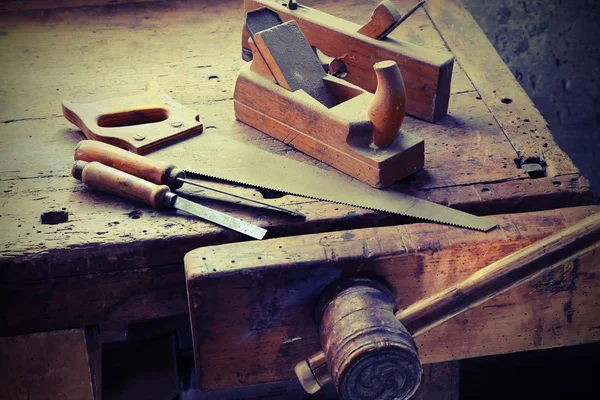 Crosscut hand saw Planer — Stock Photo, Image