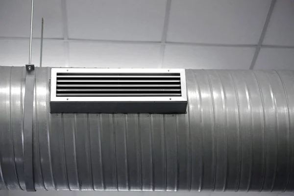 Tube of an air conditioning system and the nozzle — Stock Photo, Image