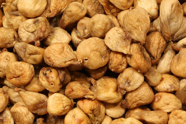 Dried figs for sale in the stand of typical products — Stock Photo, Image