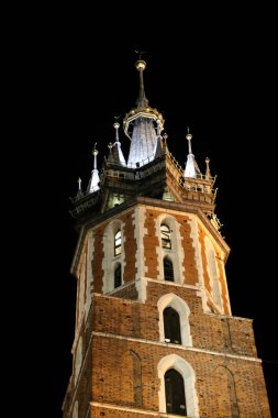 Krakow'daki St Mary s bazilikanın dış