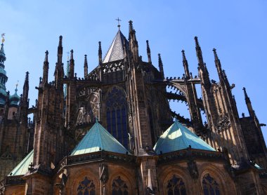 Saint Vitus Katedrali Prag Gotik spiers