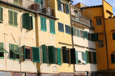 Floransa evler ve dükkanlar eski köprü