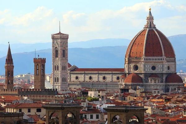 Florence dôme de la cathédrale appelée Cupola del Brunelleschi — Photo