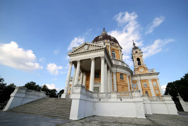 Cathedral of Superga in the hill near Turin City — Stock Photo, Image