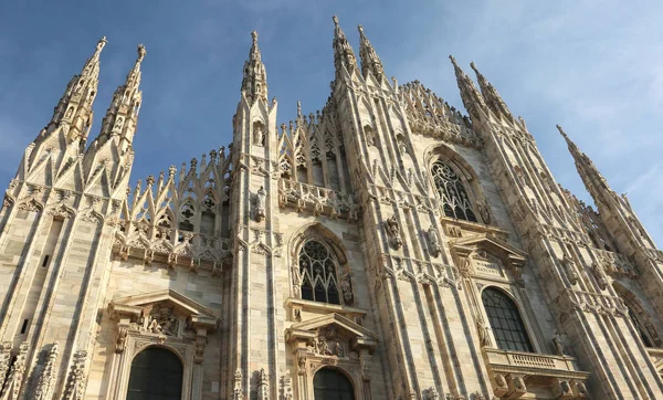 Gothic Cathedral called Duomo in Milan in Northern Italy Stock Image