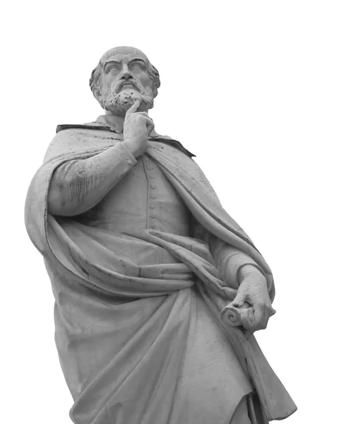 Vicenza VI Italie statue de l'architecte Andrea Palladio dans le duvet — Photo