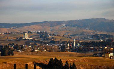 kasaba ve Asiago Kuzey İtalya ile adanmış anıt 