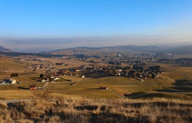 Kuzey Ital Asiago şehir panoraması
