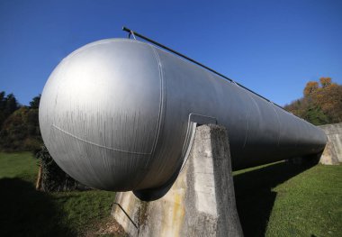 doğal gaz depolama için silindirik kap