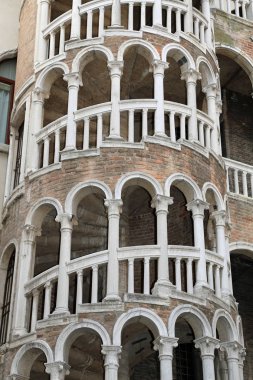 Venezia, Ve, İtalya - 31 Aralık 2015: Eski Venedik Sarayı 