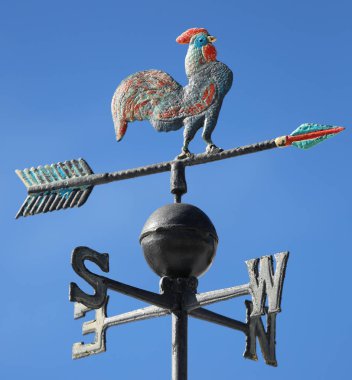 weathervane Rüzgar oku ile işaretlemek için